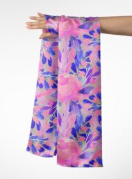 Bloom flower style with pink,green colors - Image 3