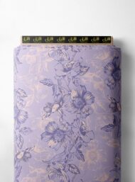 Bloom flower style with purple colors