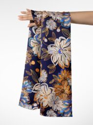 Bloom flower style with white,brown colors - Image 3