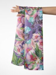 Bloom flower style with pink,green colors - Image 3