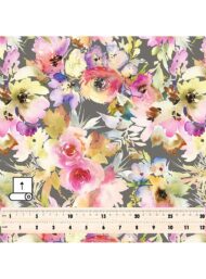 Bloom flower style with pink,green colors - Image 5