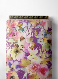 Petal flower style with pink,yellow colors