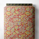 Leaf flower style with red,yellow colors