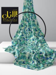 Bloom flower style with blue,green colors - Image 2