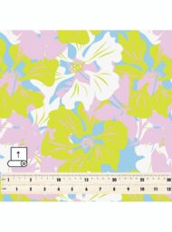 Bloom flower style with green,pink colors - Image 5