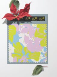 Bloom flower style with green,pink colors - Image 6