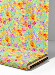 Bloom flower style with yellow,pink colors - Image 4