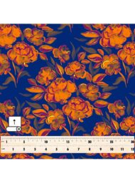 Bloom flower style with orange,blue colors - Image 5