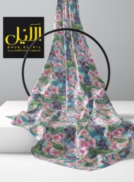 Petal flower style with pink,green colors - Image 2