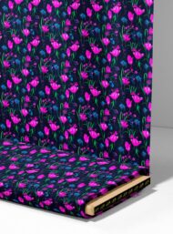 Bloom flower style with pink,green colors - Image 4