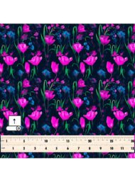 Bloom flower style with pink,green colors - Image 5