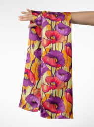 Petal flower style with red,purple colors - Image 3