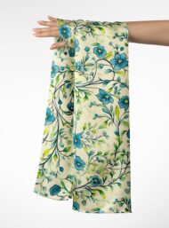 Bloom flower style with blue,green colors - Image 3