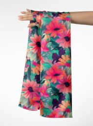 Petal flower style with pink,green colors - Image 3