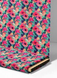 Petal flower style with pink,green colors - Image 4