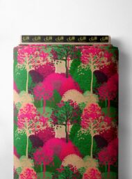 Tree nature style with green,pink colors
