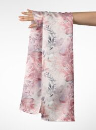 Bloom flower style with pink,white colors - Image 3