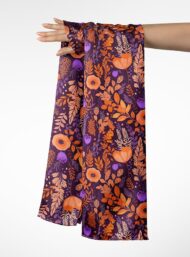 Bloom flower style with orange,purple colors - Image 3