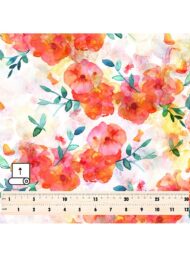 Bloom flower style with red,green colors - Image 5