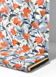 Bloom flower style with red,green colors - Image 4