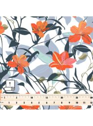 Bloom flower style with red,green colors - Image 5