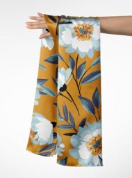 Petal flower style with blue,white colors - Image 3