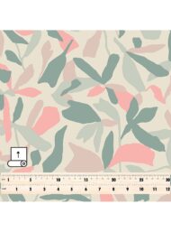 Leaf flower style with pink,green colors - Image 5