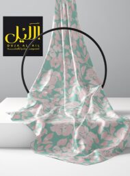 Rose flower style with pink, green colors - Image 2