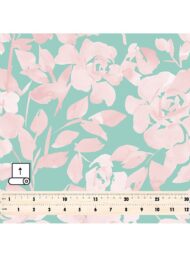 Rose flower style with pink, green colors - Image 5