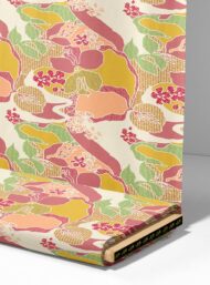 Leaf flower style with pink,green colors - Image 4