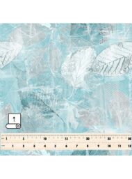 Leaf nature style with blue,white colors - Image 5