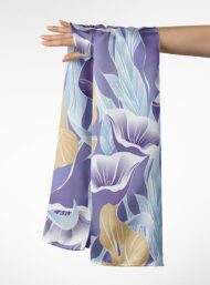 Petal flower style with purple,yellow colors - Image 3