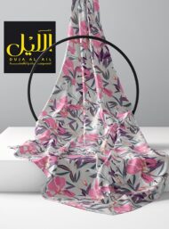 Leaf flower style with pink,green colors - Image 2