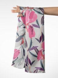 Leaf flower style with pink,green colors - Image 3