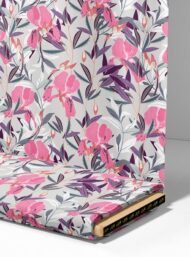 Leaf flower style with pink,green colors - Image 4