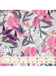 Leaf flower style with pink,green colors - Image 5