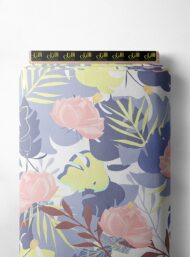 Petal flower style with pink,blue colors