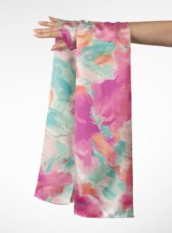 Bloom flower style with pink,green colors - Image 3