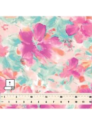 Bloom flower style with pink,green colors - Image 5