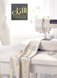 Leaf flower style with blue,white colors - Image 7