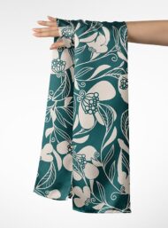 Leaf flower style with white, green colors - Image 3