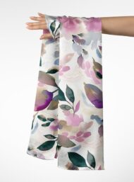 Leaf flower style with pink,green colors - Image 3