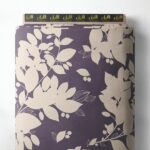 Leaf flower style with white,grey colors