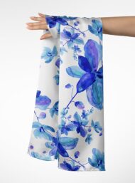Bloom flower style with blue,purple colors - Image 3