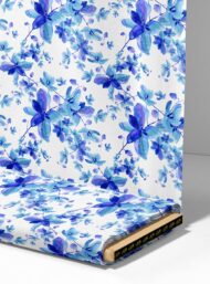 Bloom flower style with blue,purple colors - Image 4