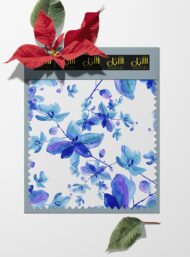 Bloom flower style with blue,purple colors - Image 6