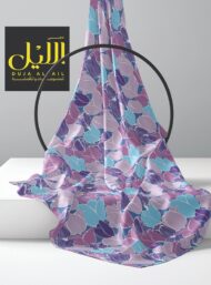 Tulip flower style with purple, blue colors - Image 2