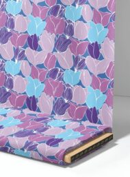 Tulip flower style with purple, blue colors - Image 4