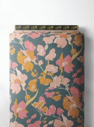 Petal flower style with pink,orange colors