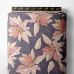 Petal flower style with pink,green colors